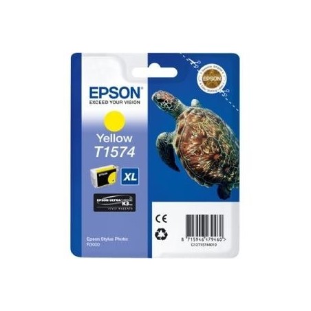 Cartouche jaune UltraChrome K3 Epson pour stylus Photo R3000, Toner Express : achat en ligne de Cartouche jaune UltraChrome K3 E