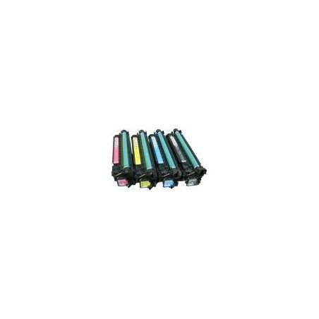Pack de 4 toners génériques haute qualité pour HP color laserjet CP3525 / CP3530 ..., Toner Express : achat en ligne de Pack de 