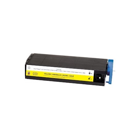 Toner générique jaune MédiaSciences 100% neuf pour Oki C7000/7200/7400...(Type C2), Toner Express : achat en ligne de Toner géné