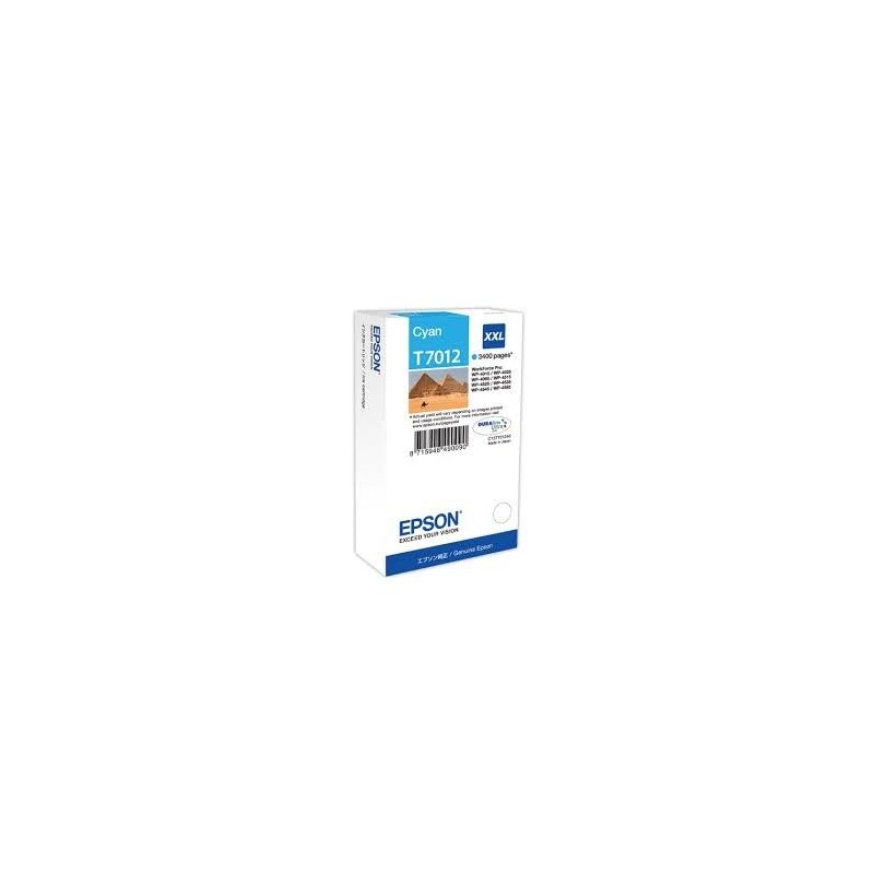 Cartouche d'encre cyan Epson XXL pour WorkForce Pro WP4000/4500 SERIES, Toner Express : achat en ligne de Cartouche d'encre cyan