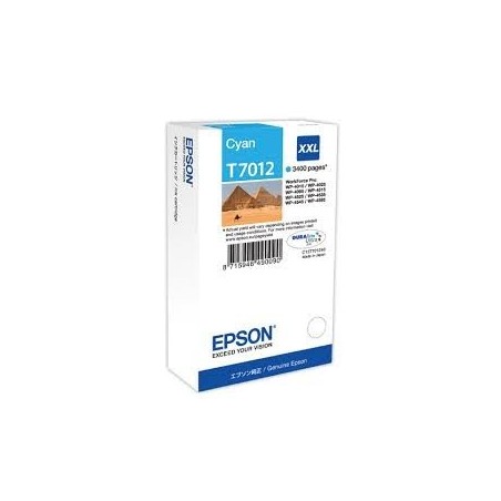 Cartouche d'encre cyan Epson XXL pour WorkForce Pro WP4000/4500 SERIES, Toner Express : achat en ligne de Cartouche d'encre cyan