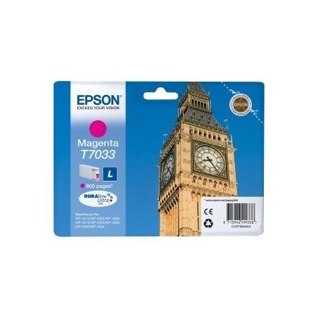 Cartouche d'encre magenta Epson L pour WorkForce Pro WP4000/4500 SERIES, Toner Express : achat en ligne de Cartouche d'encre mag