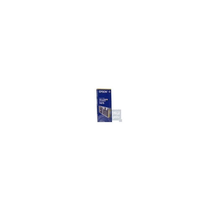 Cartouche Encre Jaune EPSON (T475), Toner Express : achat en ligne de Cartouche Encre Jaune EPSON (T475) pour imprimante