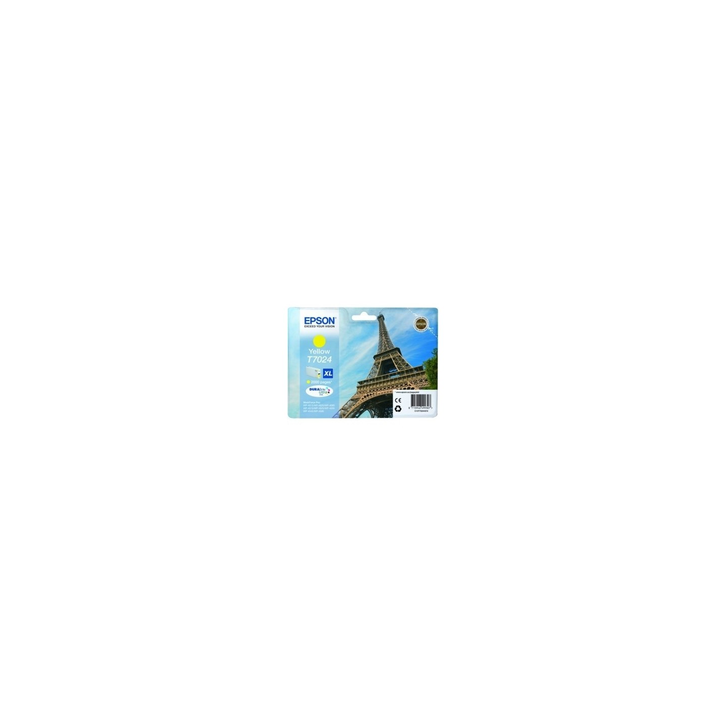 Cartouche d'encre jaune Epson XL pour WorkForce Pro WP4000/4500 SERIES, Toner Express : achat en ligne de Cartouche d'encre jaun