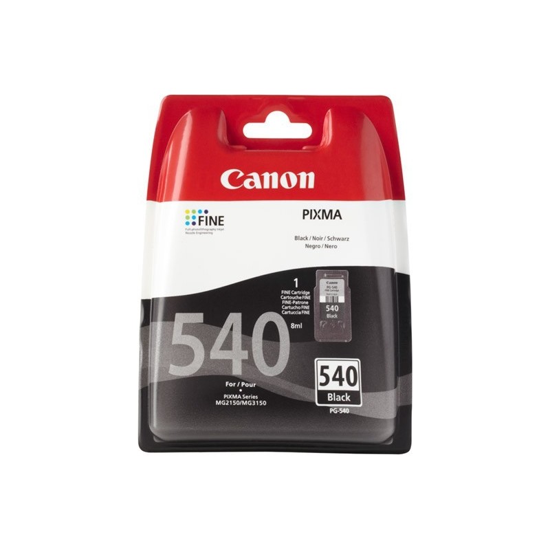Cartouche noire Canon PG-540 pour Pixma MG2150 / MG3150...(5225B004), Toner Express : achat en ligne de Cartouche noire Canon PG