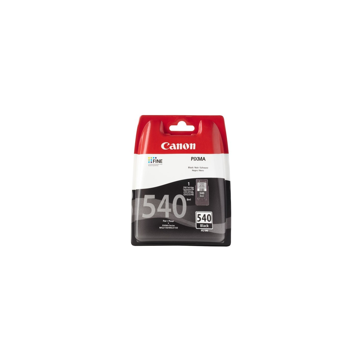 Cartouche noire Canon PG-540 pour Pixma MG2150 / MG3150...(5225B004), Toner Express : achat en ligne de Cartouche noire Canon PG