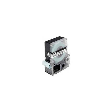 Ruban transparent / texte noir Epson 24mm x 9m pour LW 400 (LC-6TBN9), Toner Express : achat en ligne de Ruban transparent / tex