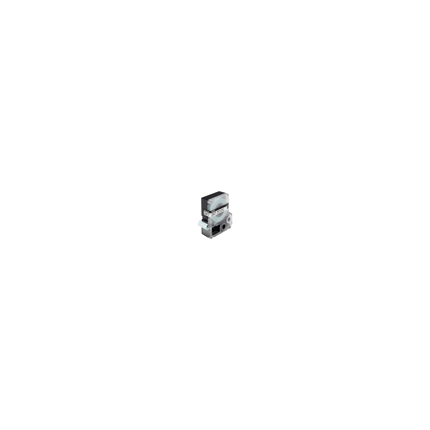 Ruban transparent / texte noir Epson 24mm x 9m pour LW 400 (LC-6TBN9), Toner Express : achat en ligne de Ruban transparent / tex