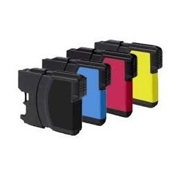 Pack de 5 cartouches génériques pour Brother DCP 145C / DCP165C, Toner Express : achat en ligne de Pack de 5 cartouches génériqu