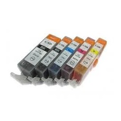 Eco pack de 5 cartouches génériques pour Canon IP4850 / MG5150....., Toner Express : achat en ligne de Eco pack de 5 cartouches 