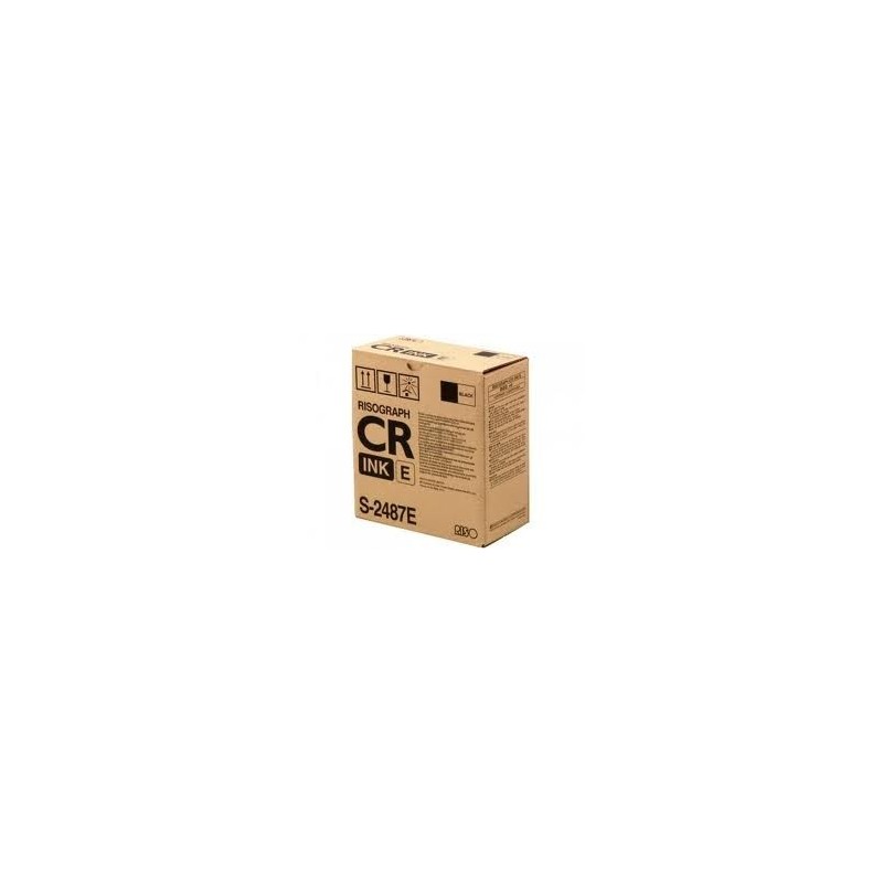 Lot de 2 Cartouches d'encre noire  pour Riso CR 1610/1630, Toner Express : achat en ligne de Lot de 2 Cartouches d'encre noire  