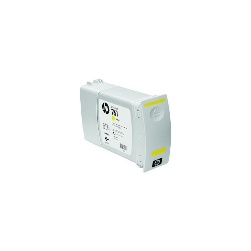 Cartouche d'encre jaune Hp pour Designjet T7100 (N°761), Toner Express : achat en ligne de Cartouche d'encre jaune Hp pour Desig