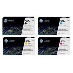 Pack de 4 toners HP pour laserjet Entreprise 500 M551 .... (507A), Toner Express : achat en ligne de Pack de 4 toners HP pour la