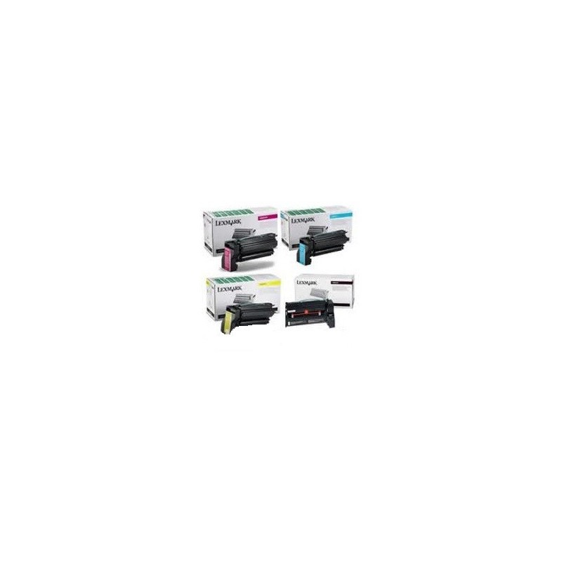 Pack de 4 toners très longues durées LEXMARK pour C 750, Toner Express : achat en ligne de Pack de 4 toners très longues durées 
