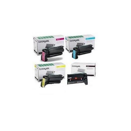Pack de 4 toners très longues durées LEXMARK pour C 750, Toner Express : achat en ligne de Pack de 4 toners très longues durées 