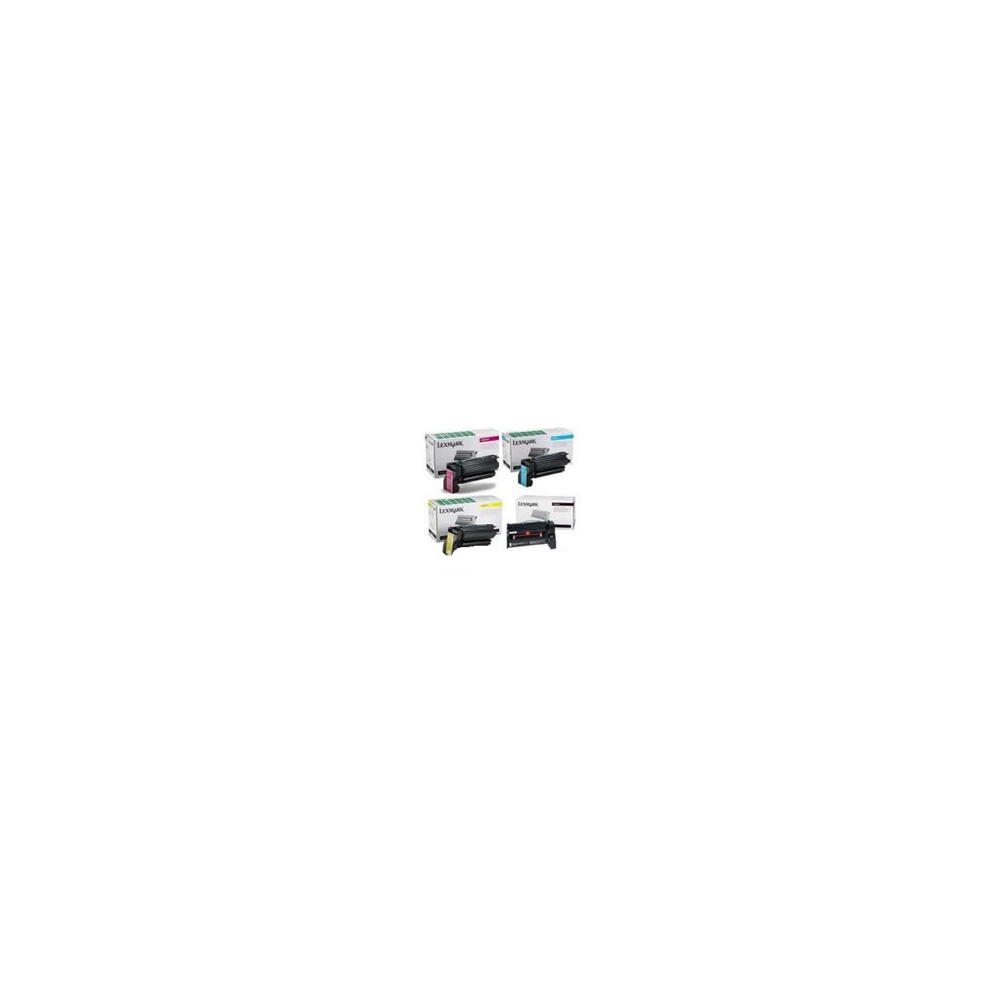 Pack de 4 toners très longues durées LEXMARK pour C 750, Toner Express : achat en ligne de Pack de 4 toners très longues durées 