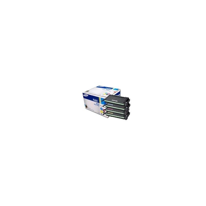 Pack de 4 toners Samsung pour CLP-600(N) / CLP-650(N), Toner Express : achat en ligne de Pack de 4 toners Samsung pour CLP-600(N
