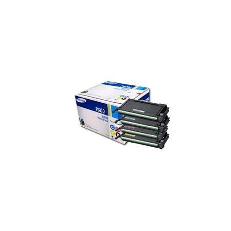 Pack de 4 toners Samsung pour CLP-600(N) / CLP-650(N), Toner Express : achat en ligne de Pack de 4 toners Samsung pour CLP-600(N