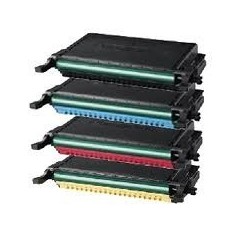 Pack de 4 toners Samsung pour CLP-610ND / 660D / 660ND, Toner Express : achat en ligne de Pack de 4 toners Samsung pour CLP-610N