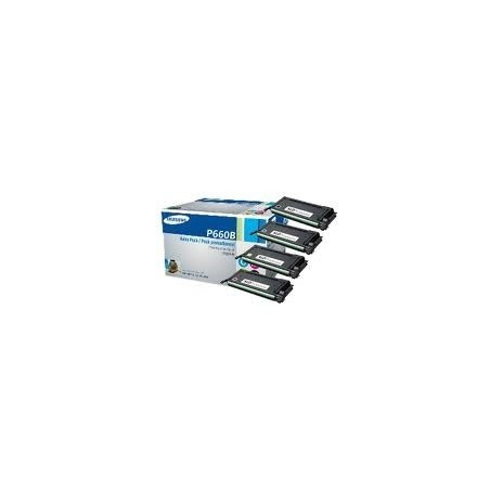 Pack de 4 toners hautes capacités Samsung pour CLP-610ND / 660D / 660ND, Toner Express : achat en ligne de Pack de 4 toners haut