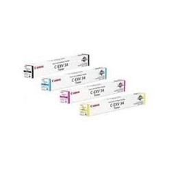 Pack de 4 toners Canon pour IRC 2020 / 2030 (C-EXV34), Toner Express : achat en ligne de Pack de 4 toners Canon pour IRC 2020 / 