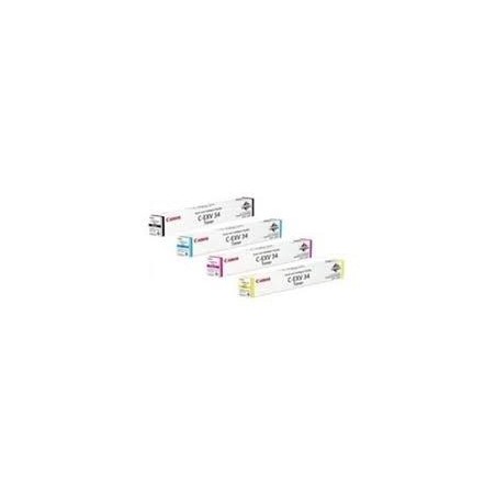 Pack de 4 toners Canon pour IRC 2020 / 2030 (C-EXV34), Toner Express : achat en ligne de Pack de 4 toners Canon pour IRC 2020 / 