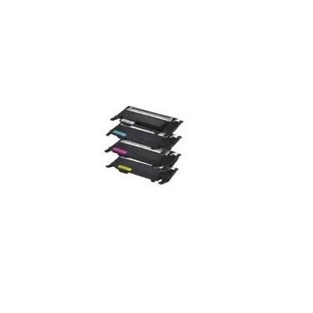 Pack de 4 toners génériques pour Samsung pour CLP320 / 325 / CLX3185, Toner Express : achat en ligne de Pack de 4 toners génériq
