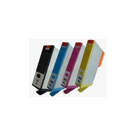 Pack de 4 cartouches génériques pour HP photosmart B8550 / C5380... (N°364XL / N°178XL), Toner Express : achat en ligne de Pack 