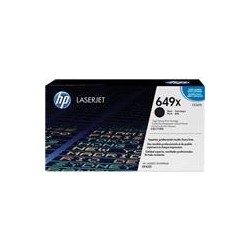 Pack de 2 toners noirs haute capacité pour imprimante HP ColorLaserJet CP4525 (649X), Toner Express : achat en ligne de Pack de 