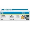 Pack de 2 Toners HP pour laserjet M1522 / P1505 / M1120 ... (36A), Toner Express : achat en ligne de Pack de 2 Toners HP pour la