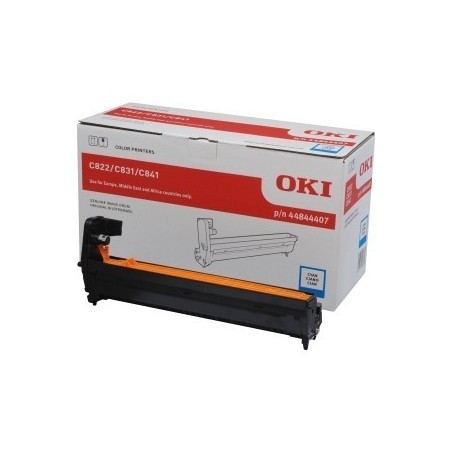 Tambour cyan Oki pour C822 / C831 / C841, Toner Express : achat en ligne de Tambour cyan Oki pour C822 / C831 / C841 pour imprim