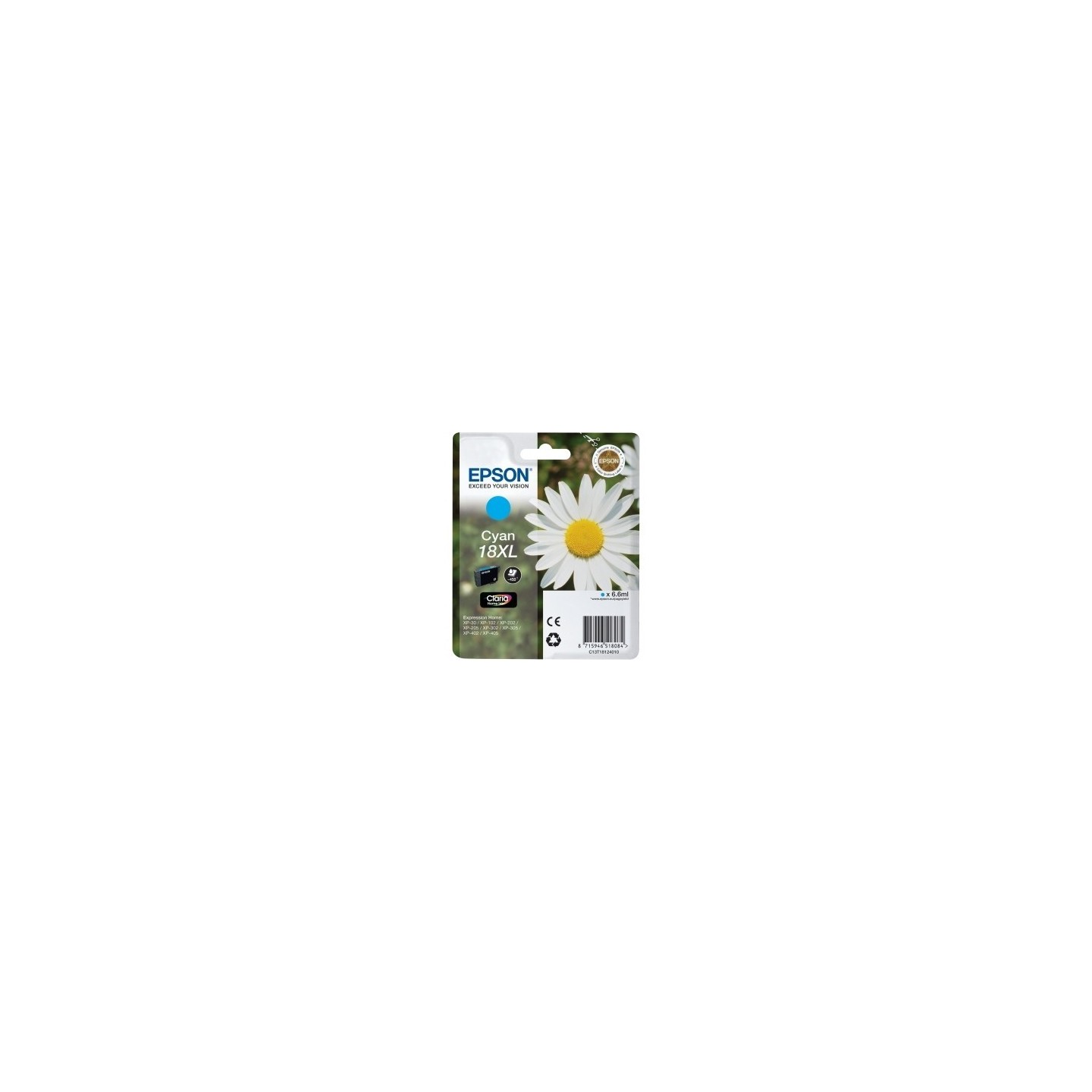 Cartouche cyan haute capacité EPSON pour Expression Home XP-205 / XP-30 ... (N°18XL), Toner Express : achat en ligne de Cartouch