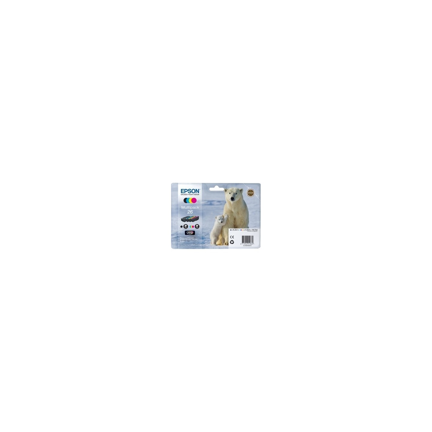 Multipack EPSON pour Expression Home XP-600... (N°26) (ours), Toner Express : achat en ligne de Multipack EPSON pour Expression 