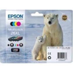 Multipack haute capacité EPSON pour Expression Home XP-600... (N°26XL) (ours), Toner Express : achat en ligne de Multipack haute