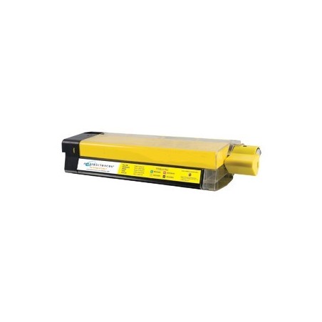 Toner jaune générique pour Oki C5100/5200/5300...(TYPE C6), Toner Express : achat en ligne de Toner jaune générique pour Oki C51