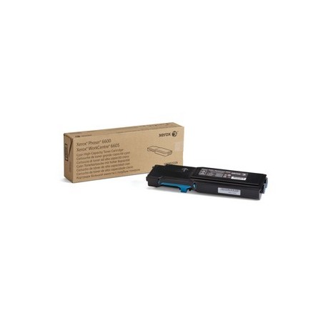 Toner cyan haute capacité Xerox pour phaser 6600 / WorkCentre 6605, Toner Express : achat en ligne de Toner cyan haute capacité 