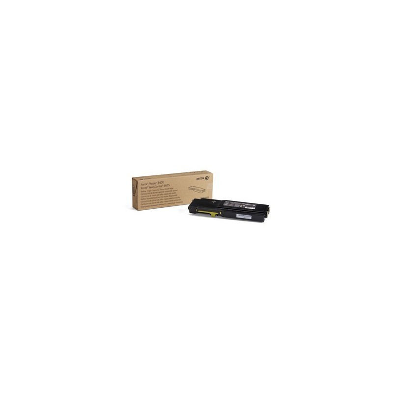 Toner jaune haute capacité Xerox pour phaser 6600 / WorkCentre 6605, Toner Express : achat en ligne de Toner jaune haute capacit