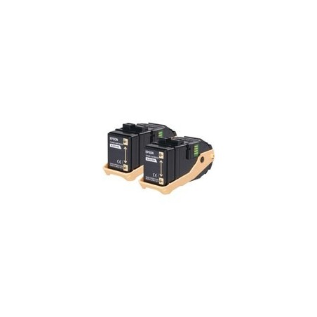 Pack de 2 toners noirs Epson pour Aculaser C9300n, Toner Express : achat en ligne de Pack de 2 toners noirs Epson pour Aculaser 