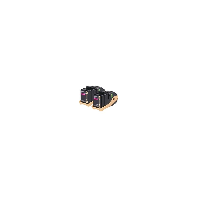 Pack de 2 toners magenta Epson pour Aculaser C9300n, Toner Express : achat en ligne de Pack de 2 toners magenta Epson pour Acula