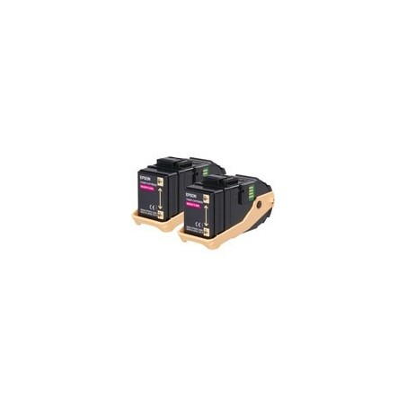 Pack de 2 toners magenta Epson pour Aculaser C9300n, Toner Express : achat en ligne de Pack de 2 toners magenta Epson pour Acula