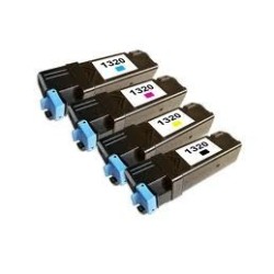 Eco pack de 4 Toners génériques pour Dell 1320c, Toner Express : achat en ligne de Eco pack de 4 Toners génériques pour Dell 132