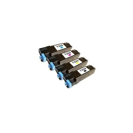 Eco pack de 4 Toners génériques pour Dell 1320c, Toner Express : achat en ligne de Eco pack de 4 Toners génériques pour Dell 132